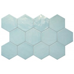 Azulejos Hexagonales Baño-Artens 14x16 Brillo-Azulejos Decorativos Para Paredes-Mis Azulejos