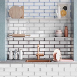 Subway Tiles- 7.5x22.5 Brillo-Azulejo Revestimiento-Mis Azulejos