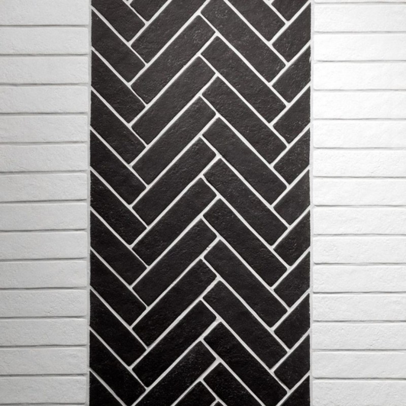 Azulejo Para Baño Espiga Blanco - Negro Porcelanico-6,2×23,5-Inicio-Mis Azulejos