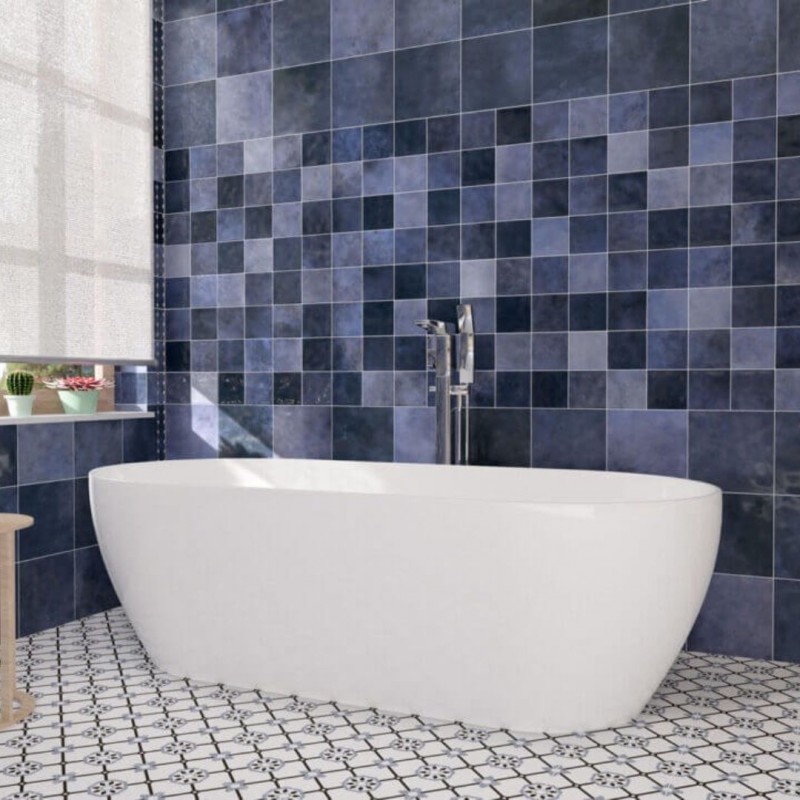 Azulejos Para Baño Pared-24,3×24,3 cm Omega 24 Azul-Inicio-Mis Azulejos