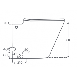 Inodoro No-tank Enzo-57 × 39 × 39 cm-Inicio-Mis Azulejos