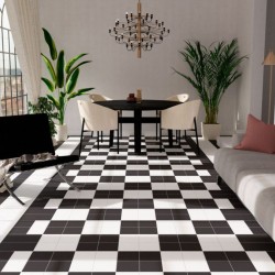 Azulejos Para Baños Pequeños 20x20 Blanco Y Negro-mate-mis azulejos