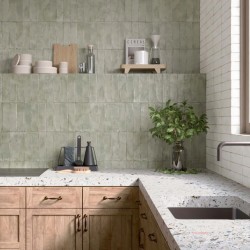 Azulejos Para Cocina Tipo Metro color crema 7,5x30(0.50m2)