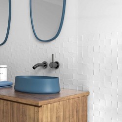 Azulejos para baño pared blanco