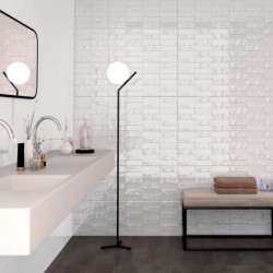 Wall tiles 33,3x100 blancos brillo-para baños pequeños