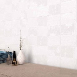 Azulejos para baño pared blanco-Deco 33,3x100 Platz Mata